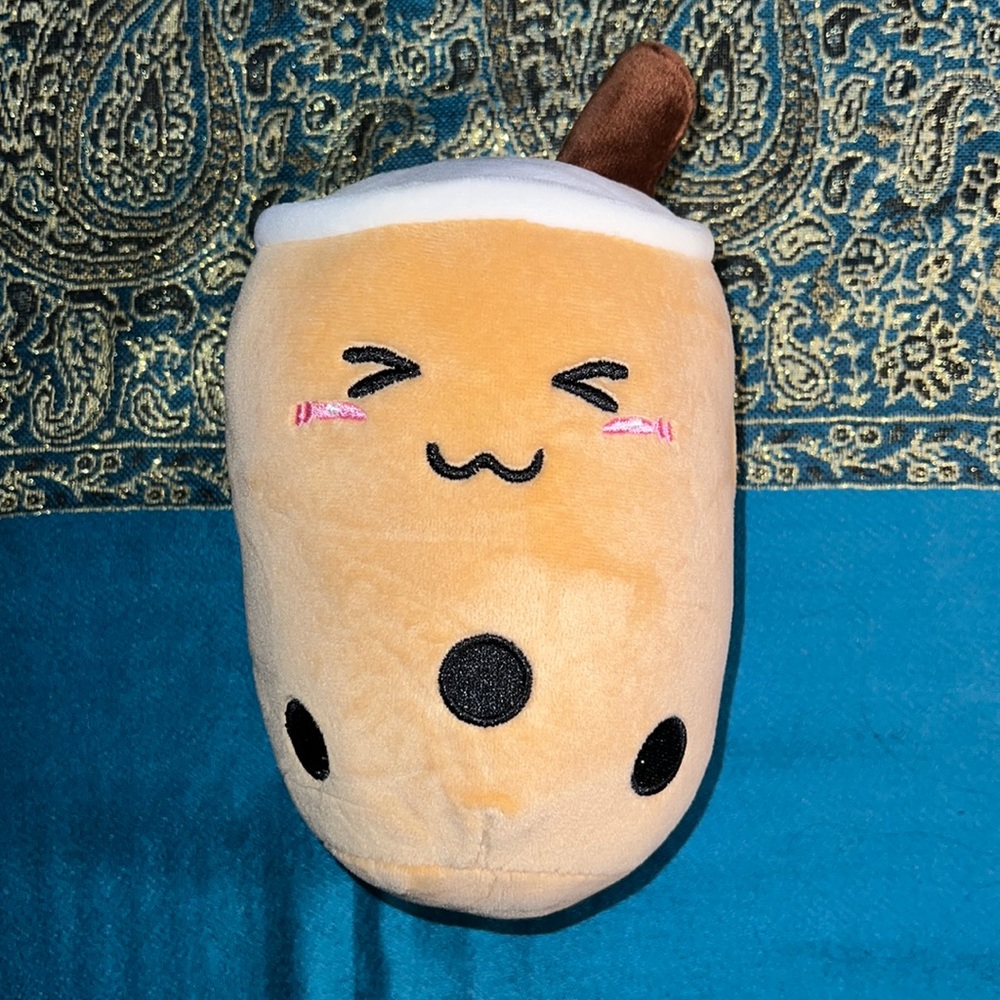 Brown Sugar Boba Tea Plushie